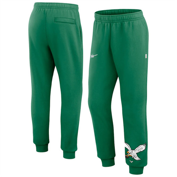 Men's Philadelphia Eagles Green Chop Block Fleece Sweatpants